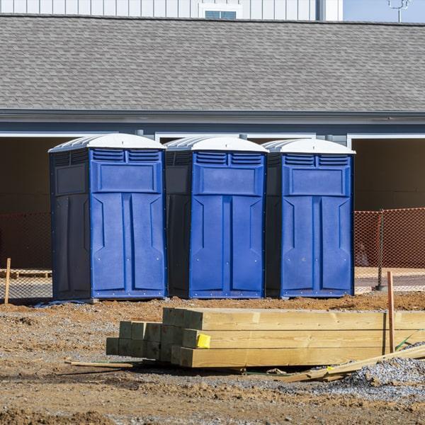 Heavy-duty construction site porta potty in Cumberland, Maryland